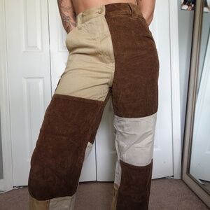 Topshop Cordouroy Checkered Pants